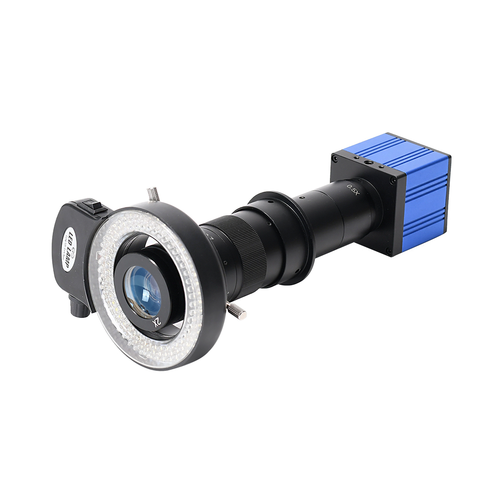 Wrth 5 Inch Screen 16MP HDMI USB Digital Industrial Microscope Camera with 150X Lens 